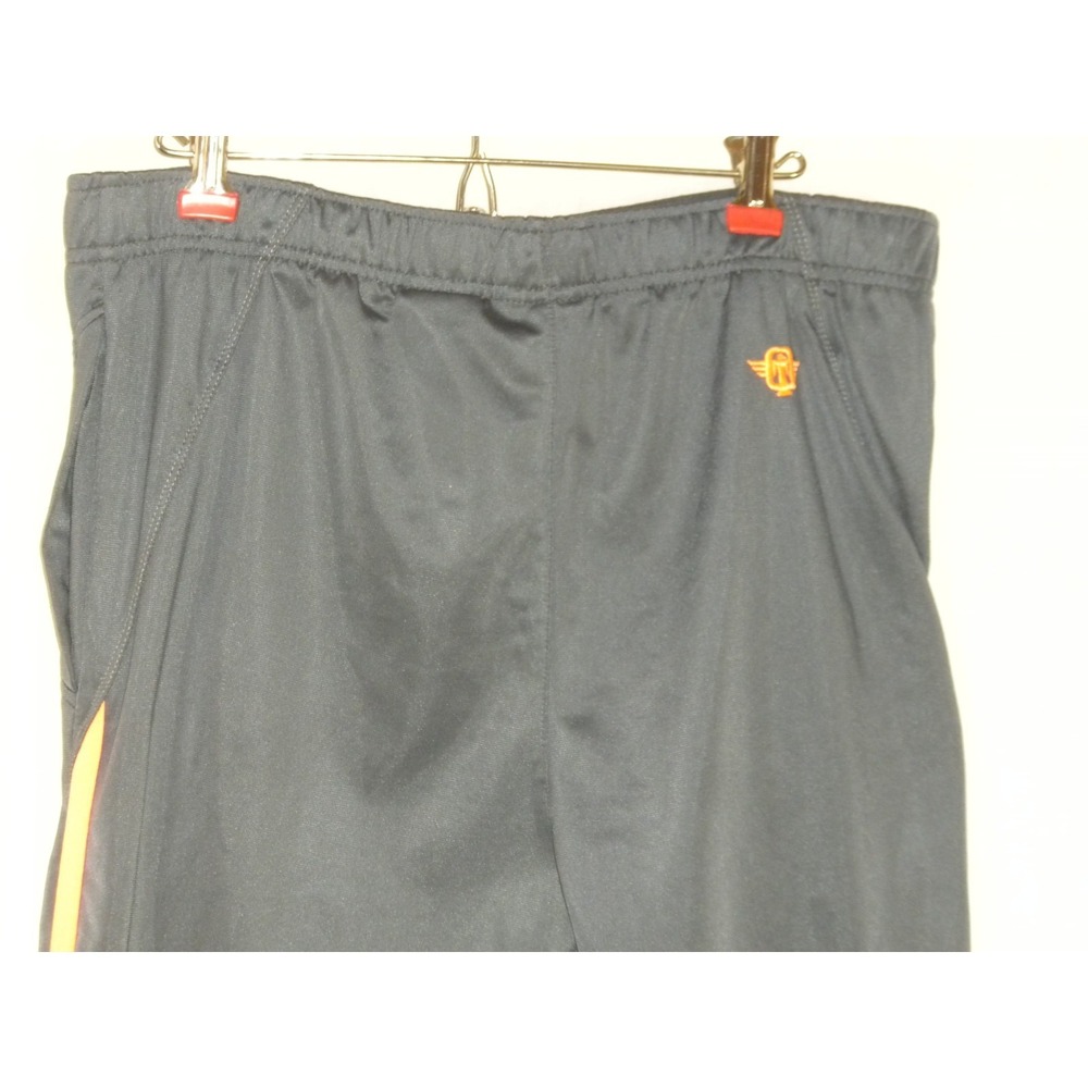 Tapout Sweatpants Joggers Mens L Gray Orange‎ MMA Training Fight Warm Up Y2K - Picture 5 of 11